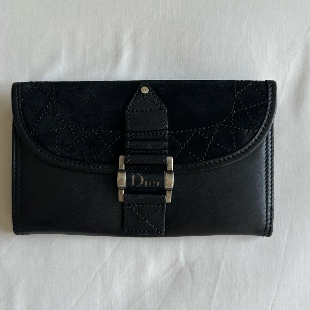 Dior Black Leather Wallet